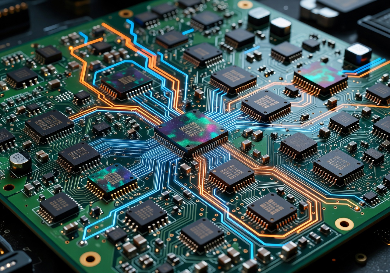 AI artificial intelligence circuit board for energy management