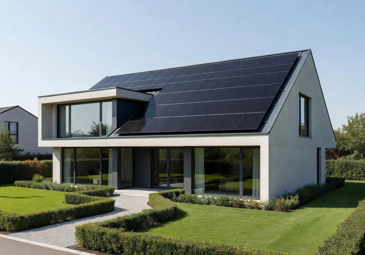 Enpal residential solar installation modern German home
